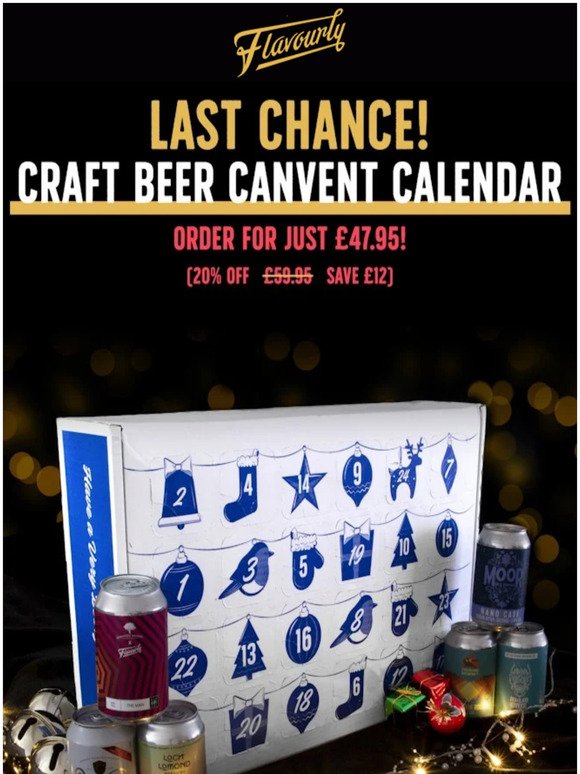 Grab 20% off Canvent Calendar!