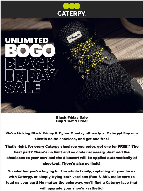 Black Friday Sale 🏷️ Buy 1 Get 1 Free!