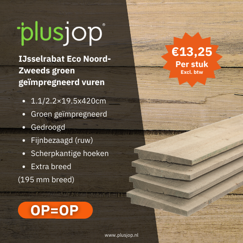 Plusjop Actie Het Hout Niet Op Met Plusjop Milled