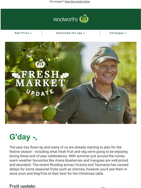woolworths.co.uk —, here's the latest update on fresh fruit and veg