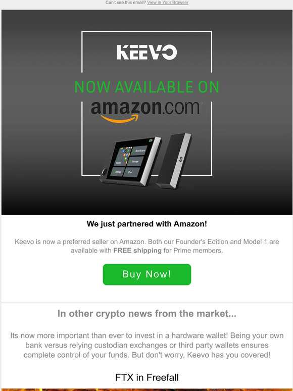 🎉 Keevo now Available on Amazon