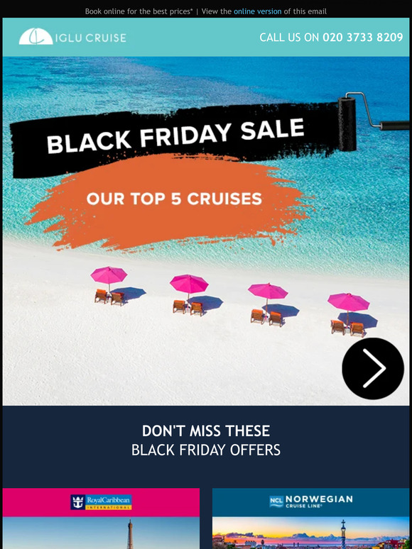 iglu cruises black friday