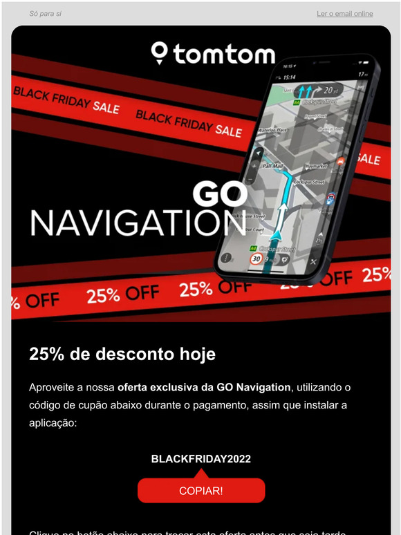Oferta exclusiva de desconto de 25%