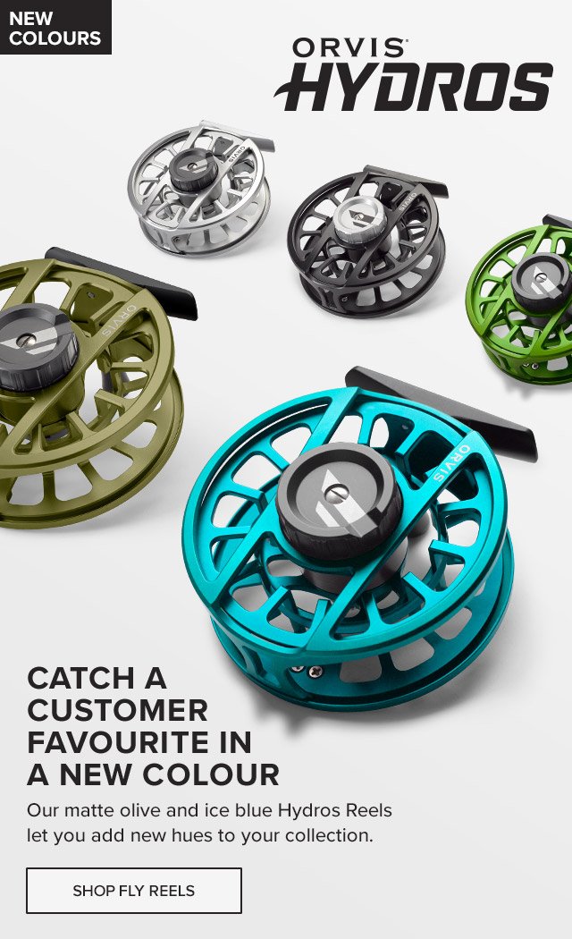 Orvis : Two new colours of the Hydros® Reel have landed!