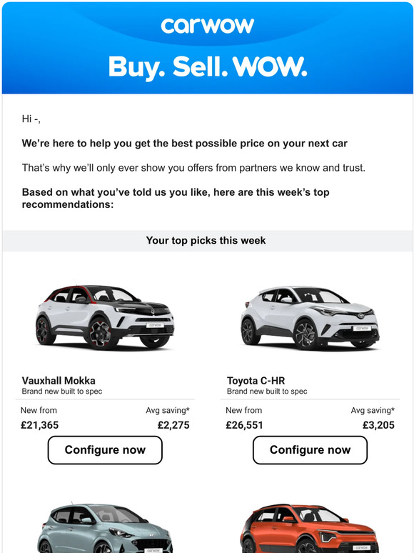 Ready for our best offers on your next car?