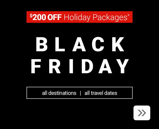 Score $200 OFF* holiday packages during Webjet's Black Friday sale