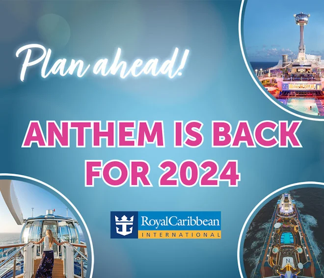 Broadway Travel Sail into 2024 onboard Anthem of the Seas 🛳 Milled