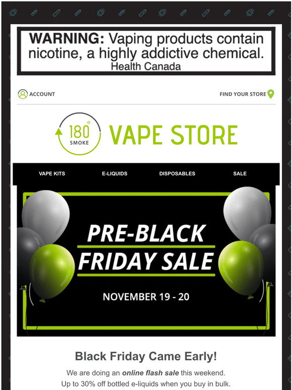 vape store flash sale Full Color Custom Yard Signs main image 0