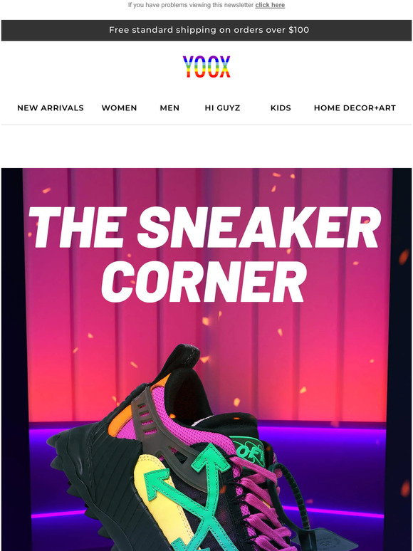 Discover the latest, shining arrivals in The Sneaker Corner