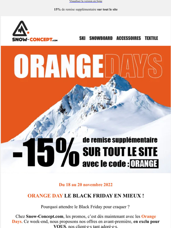 ORANGE DAY : LE BLACK FRIDAY EN MIEUX !