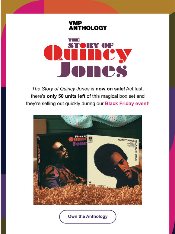 The Story of Quincy Jones is on sale (and almost gone) 😧