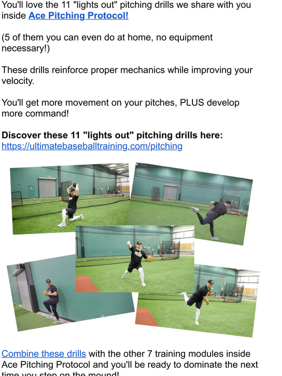 ultimatebaseballtraining Try These 11 “Lights Out” Pitching Drills ⚾️