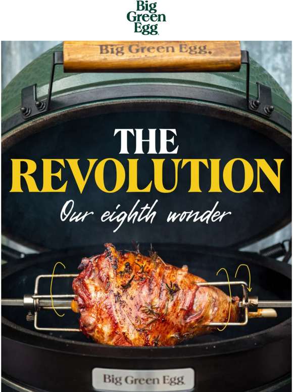 Big Green Egg: The Big Green Egg Rotisserie has landed! | Milled