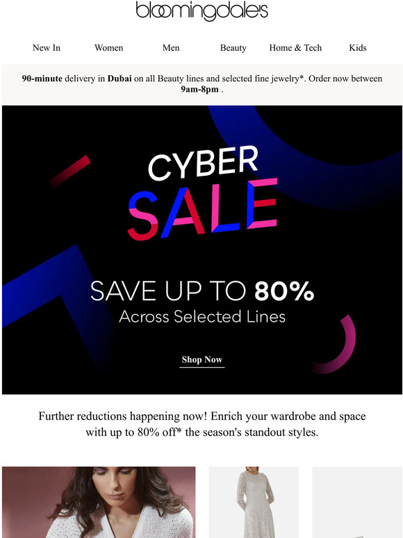 Up To 80% Off! Cyber Sale Is Heating Up