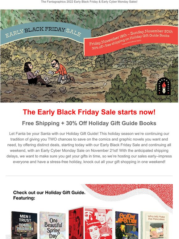 The Fantagraphics Early Black Friday Sale Starts NOW