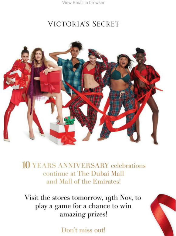 Victoria's Secret UAE Victoria's Secret is celebrating 10 Years! Milled