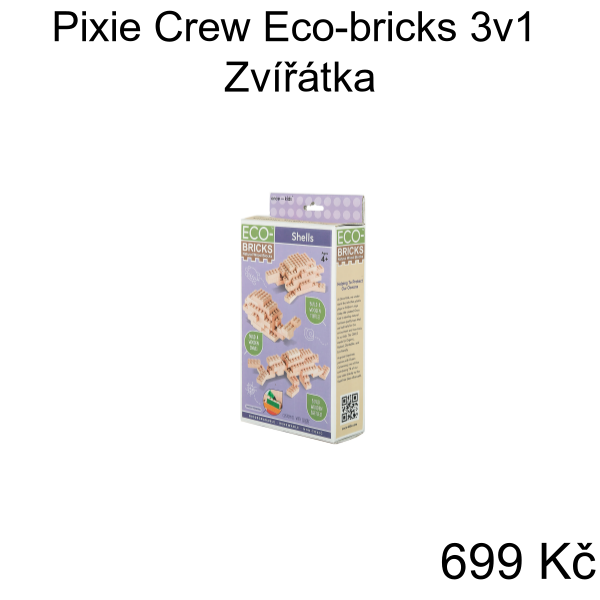 Pixie Crew Eco-bricks 3v1 Zvířátka - 699 Kč