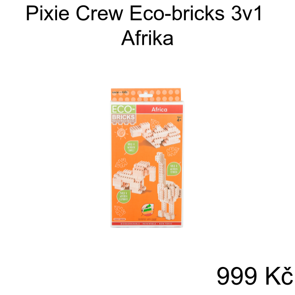 Pixie Crew Eco-bricks 3v1 Afrika - 999 Kč