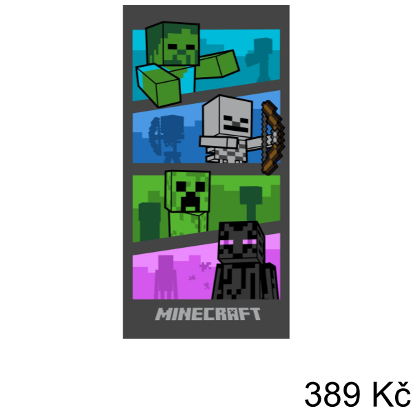 Jerry Fabrics Osuška Minecraft Adventure is an attitude - 389 Kč