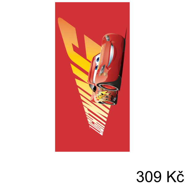 Jerry Fabrics Osuška Cars McQueen - 309 Kč