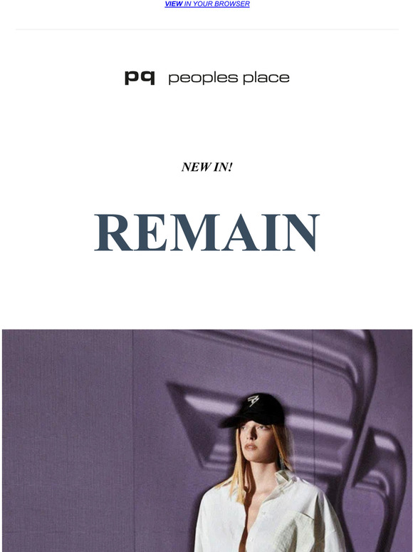 NEW IN: REMAIN!