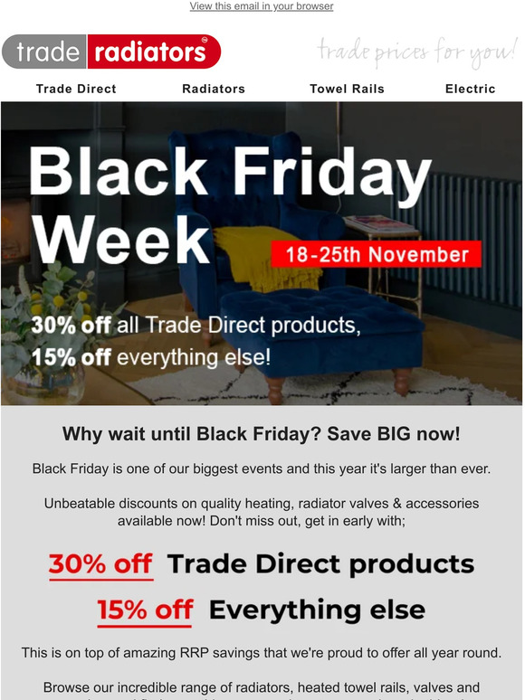 Up to 30% Off - Save BIG for Black Friday