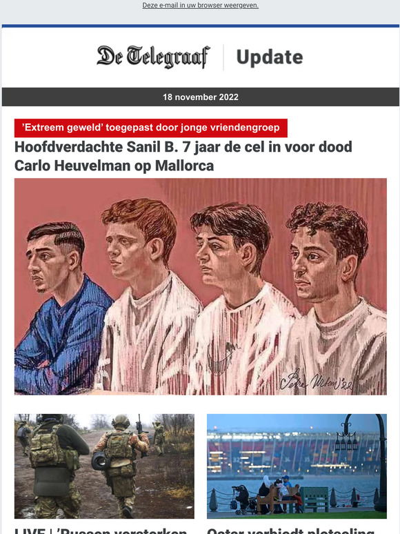 De Telegraaf: Sanil B. 7 Jaar Cel In Voor Dood Carlo Heuvelman | Milled