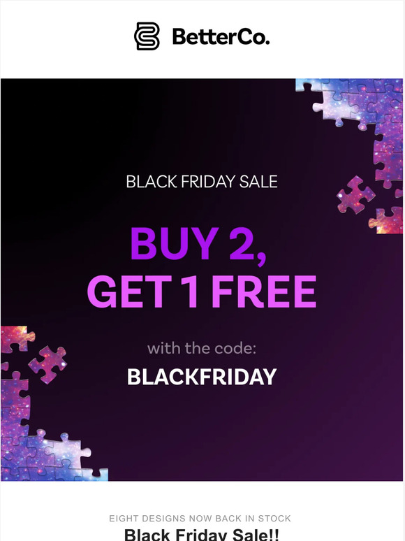 Black Friday Starts Today