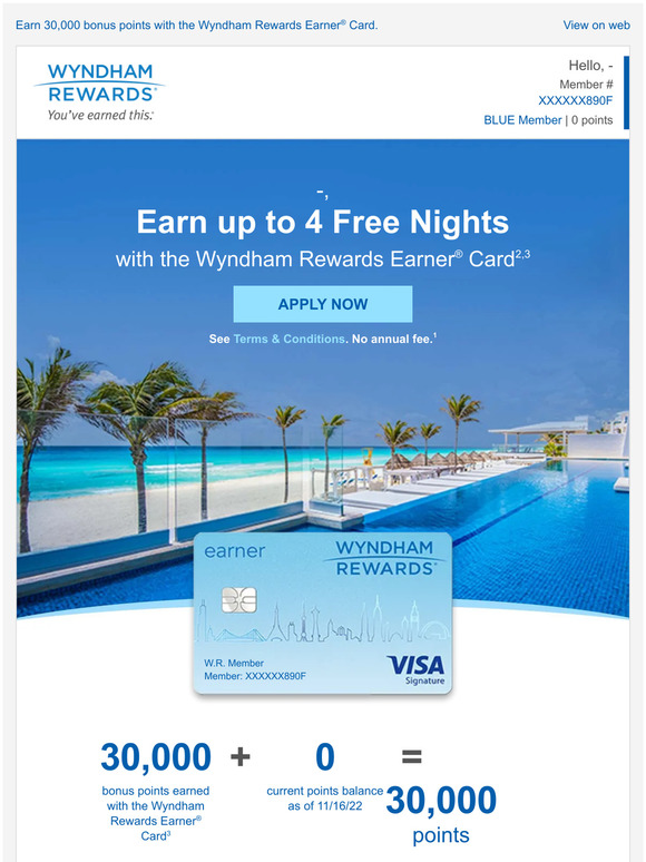 Wyndham Hotels Kick Off the Holiday Season with up to 4 Free Nights