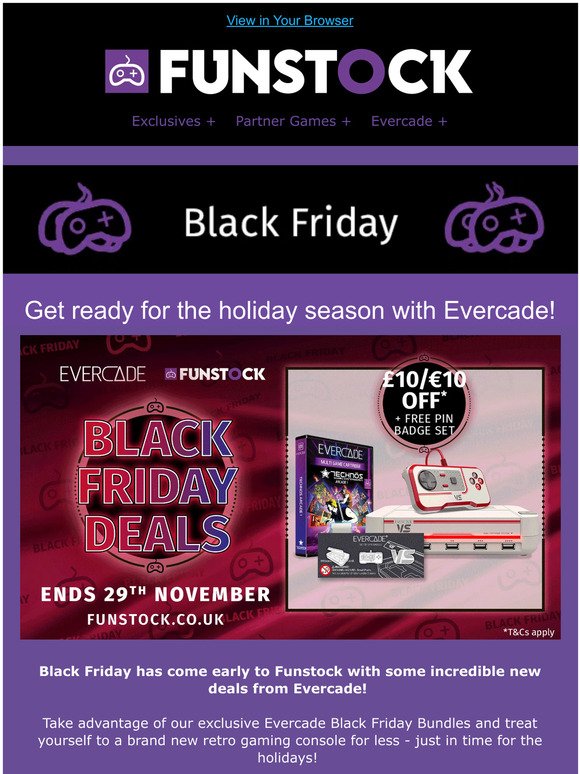 Black Friday is coming early to Funstock!
