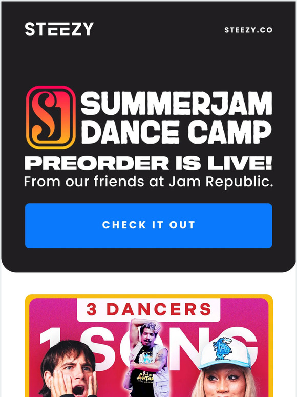 STEEZY Summer Jam Dance Camp Preorder is Live! Milled