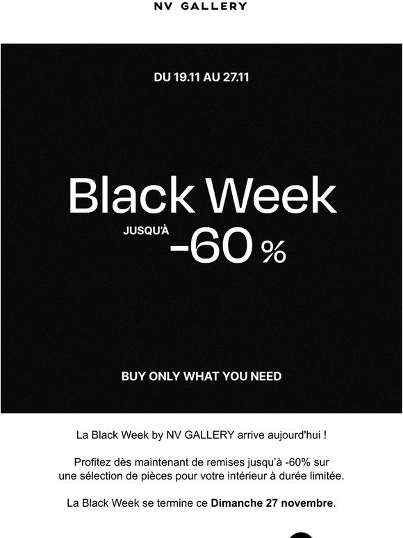La Black Week NV GALLERY ! ⚫️
