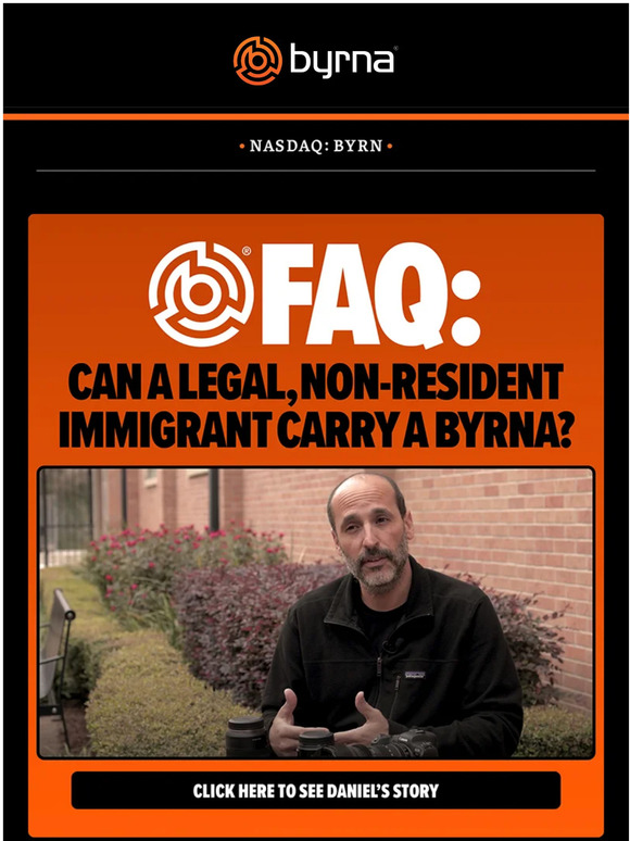 Byrna Byrna FAQ Series Are Byrna Launchers Legal for NonUS Citizens