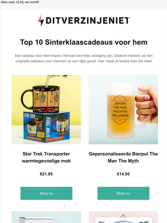 Ditverzinjeniet.nl: Sint is in het land! Dit zijn de leukste cadeaus ...