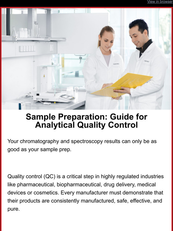 LabX Sample Preparation Guide for Analytical Quality Control Milled