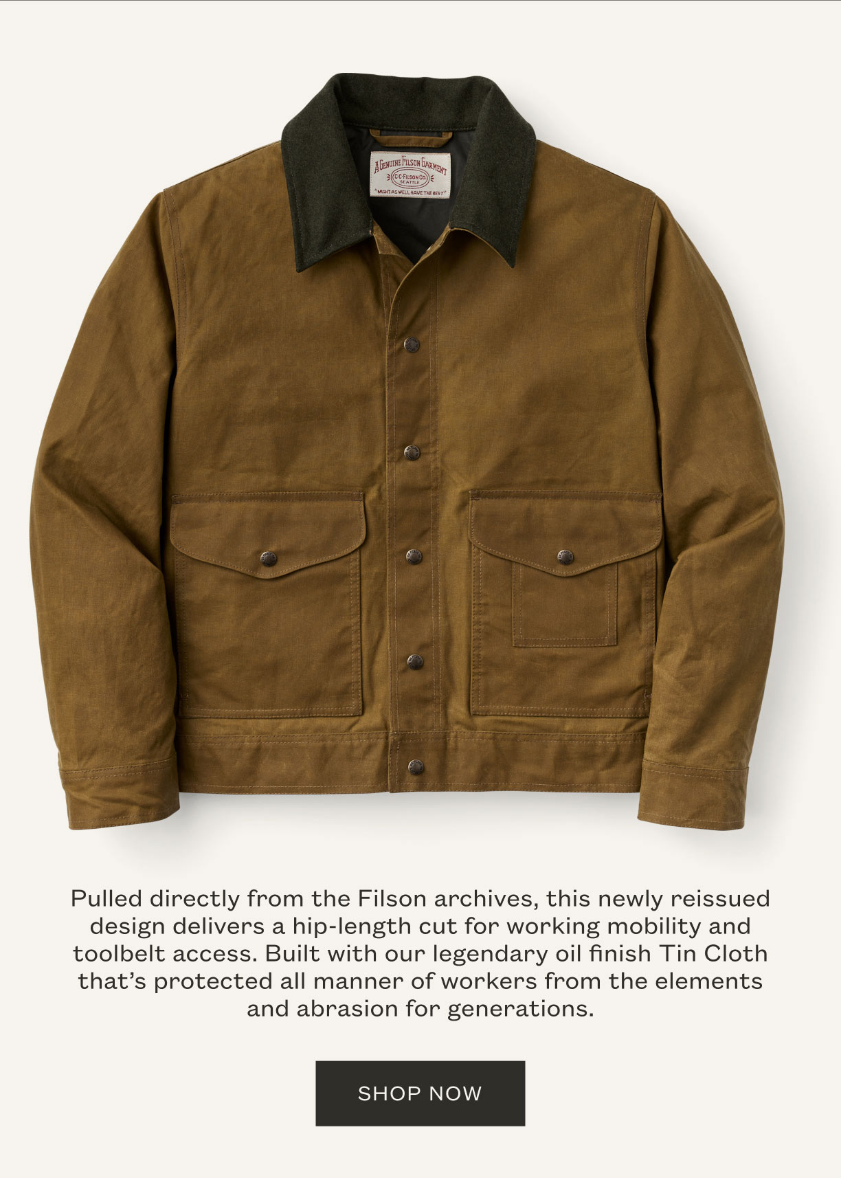 00's〜USA製 FILSON TIN CLOTH ハンティングJKT XXL Filson Tin Cloth Jacket