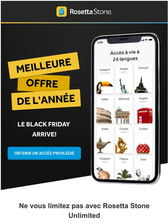 Black Friday* arrive, n'attendez pas !