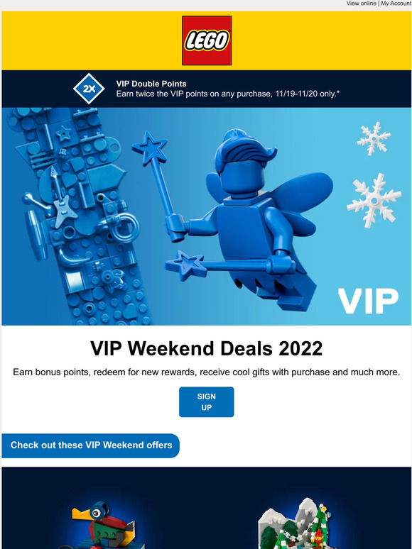 LEGO Shop VIP Weekend is finally here! Milled