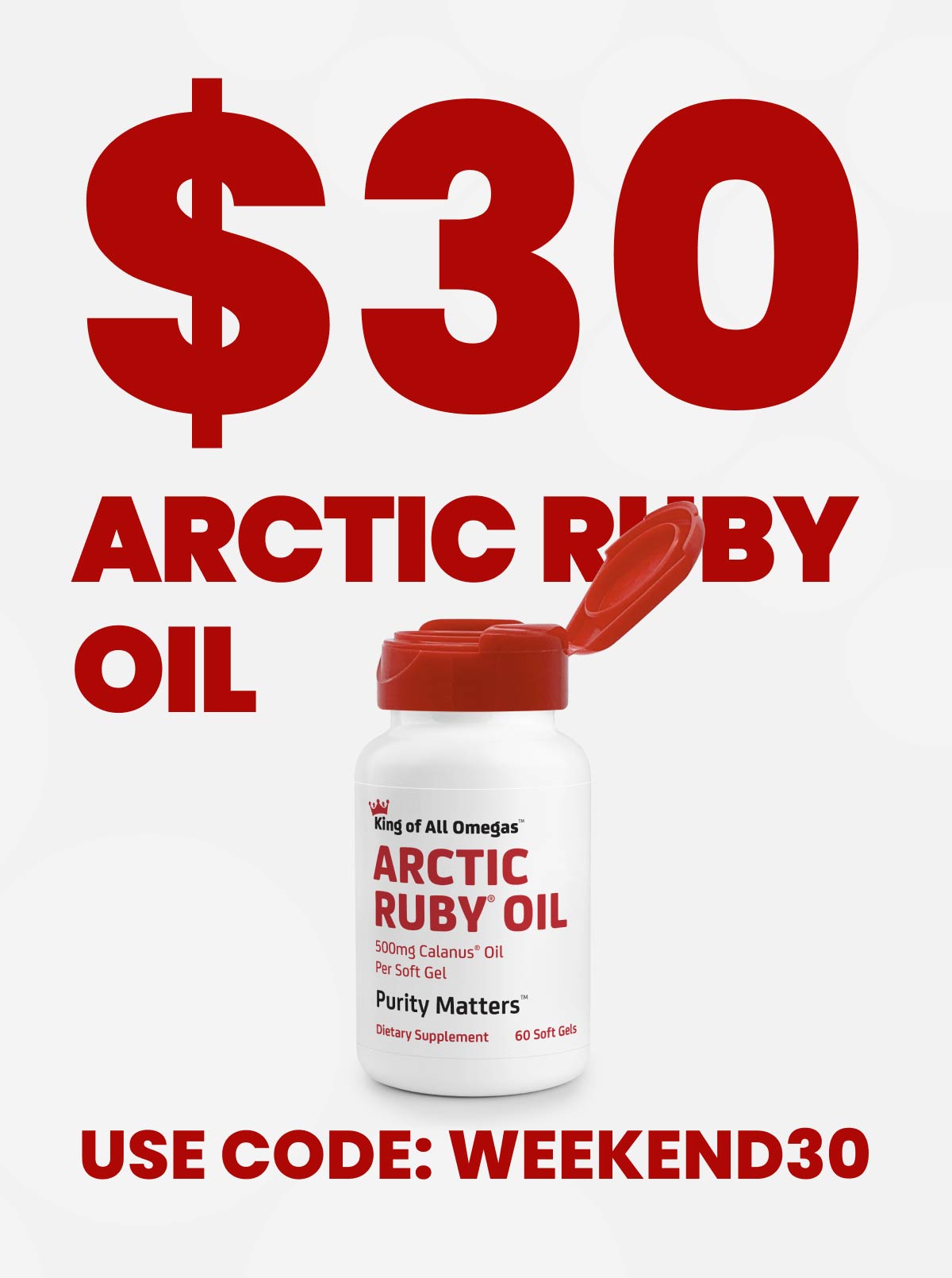 Immunocorp: $30 Arctic Ruby® Oil—Today Only! | Milled