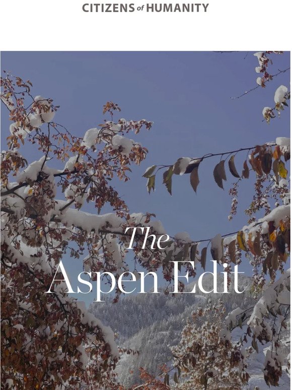 The Aspen Edit featuring the Shoreditch Ski Club Pop-Up