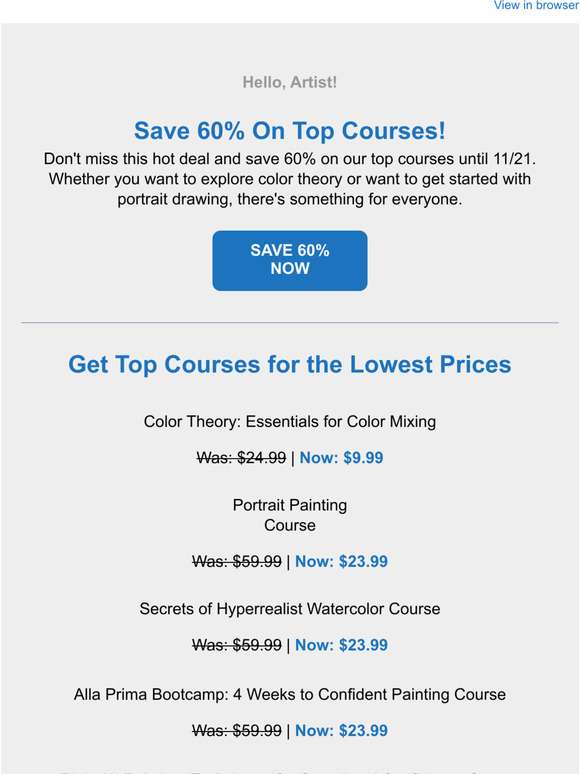 Hot Deal 🔥 60% Off Top Courses!