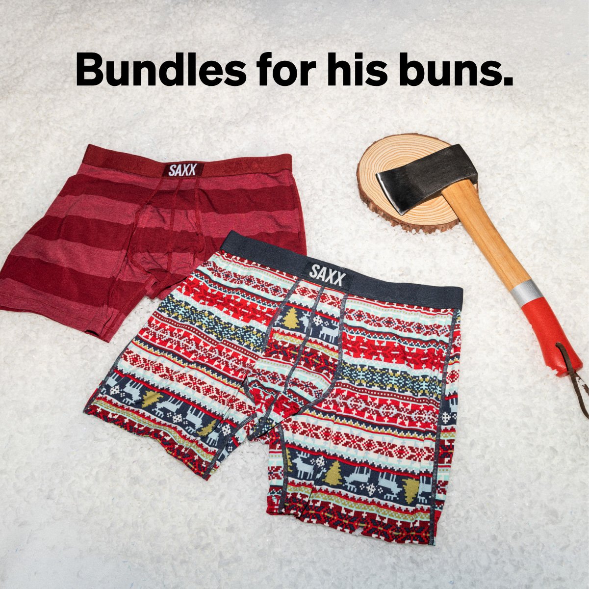 SAXX Underwear: Bundles for his buns