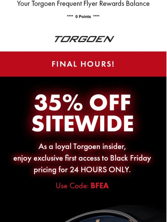 Final Hours for Early Access Black Friday Sale