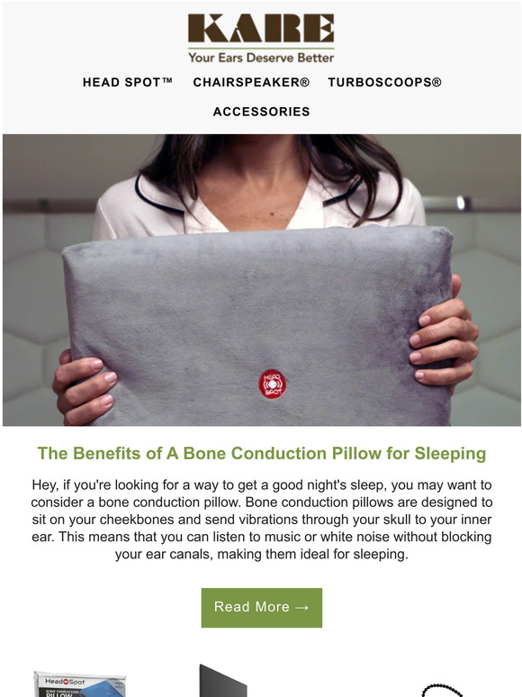 Did you know: The Benefits of a Bone Conduction Pillows for Sleeping