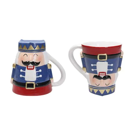 Upside down mugs Nutcracker