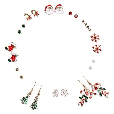  Twelve Days Of Christmas Earring Set