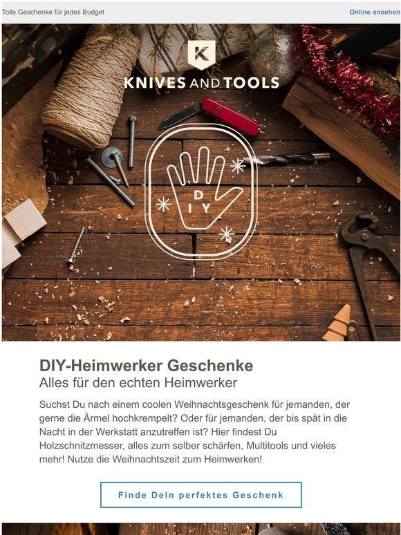KnivesandTools: Tolle Geschenkideen für Heimwerker:innen | Milled