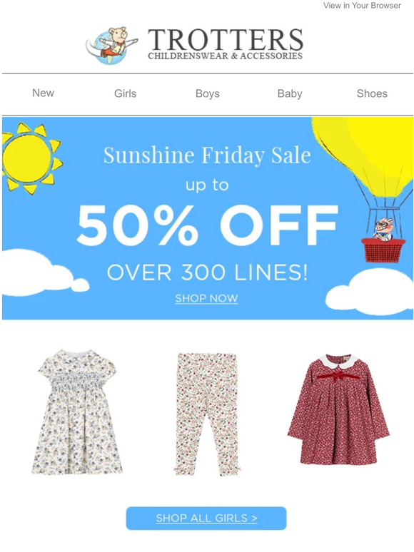 Up to 50% off over 300 styles!!!