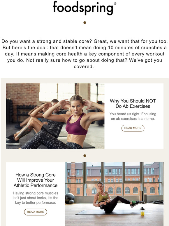 Want a strong core?