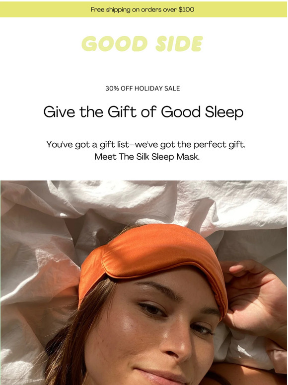 Give the Gift of Good Sleep